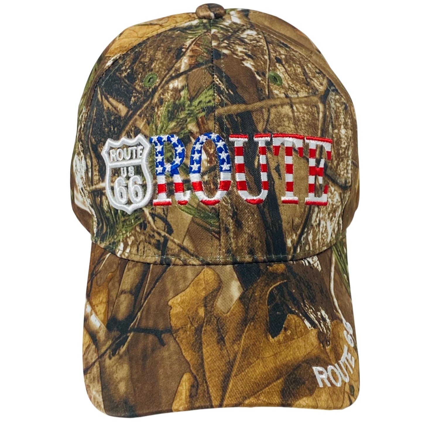 Roytrense Unisex Americana Route 66 Embroidered Baseball Cap - Travel Inspired Adjustable Dad Hat