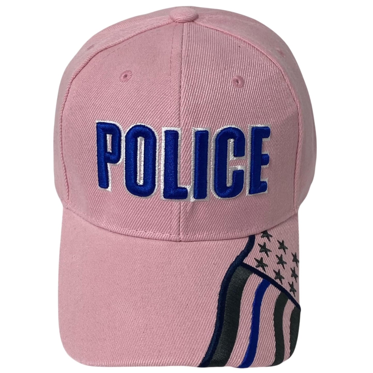 Roytrense Unisex Embroidered Police Baseball Cap – Blue Line Flag Embroidered Bill