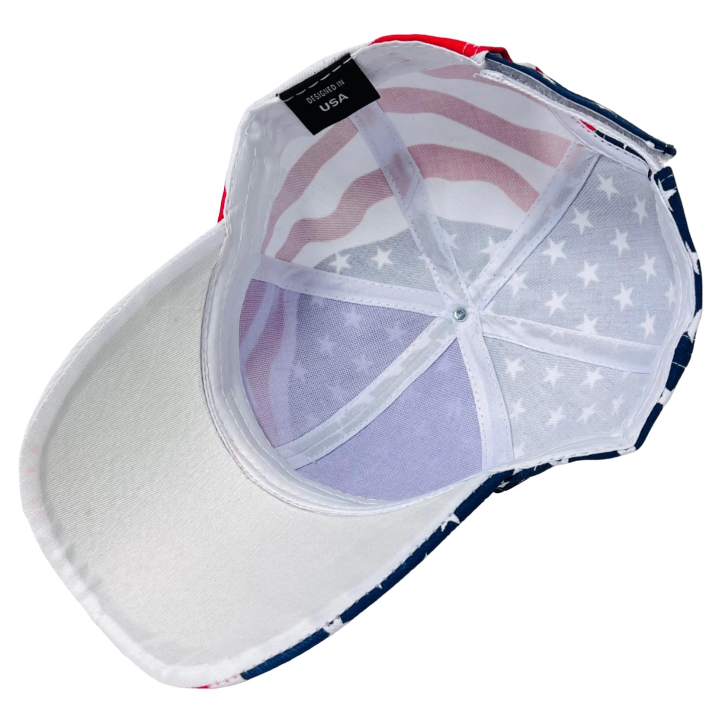 Roytrense Unisex American Flag Adjustable Baseball Cap