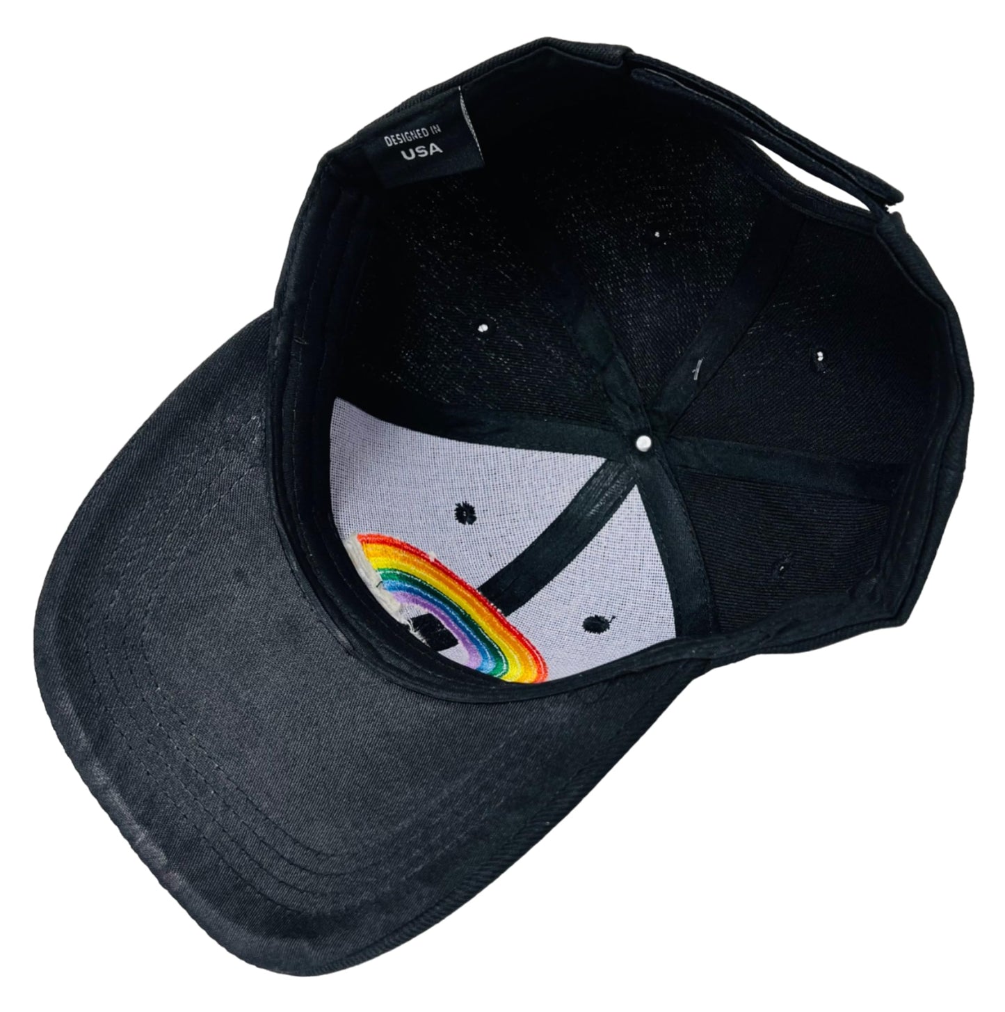 Unisex Rainbow Pride Adjustable Baseball Cap Embroidered Pride Rainbow