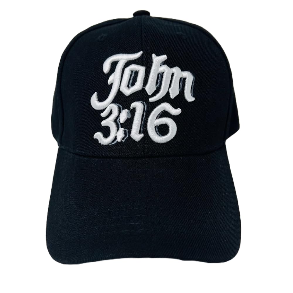 John 3:16 - Unisex Religious 3D Embroidered Baseball Cap