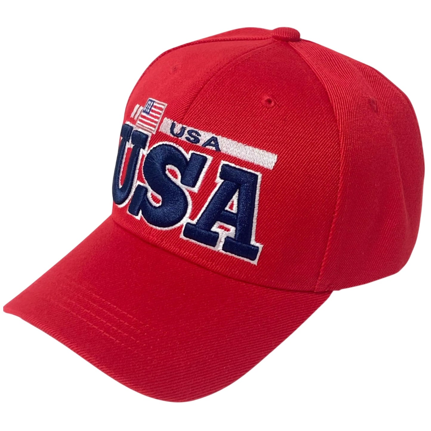 Roytrense Unisex Embroidered USA Flag Hat – Adjustable Patriotic Baseball Cap
