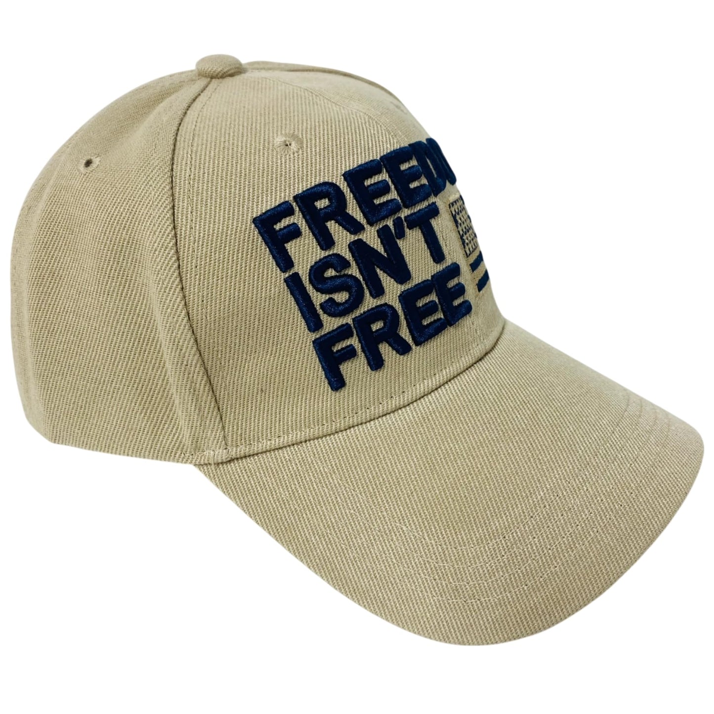 Roytrense Unisex Embroidered Patriotic Freedom Isn’t Free Baseball Cap