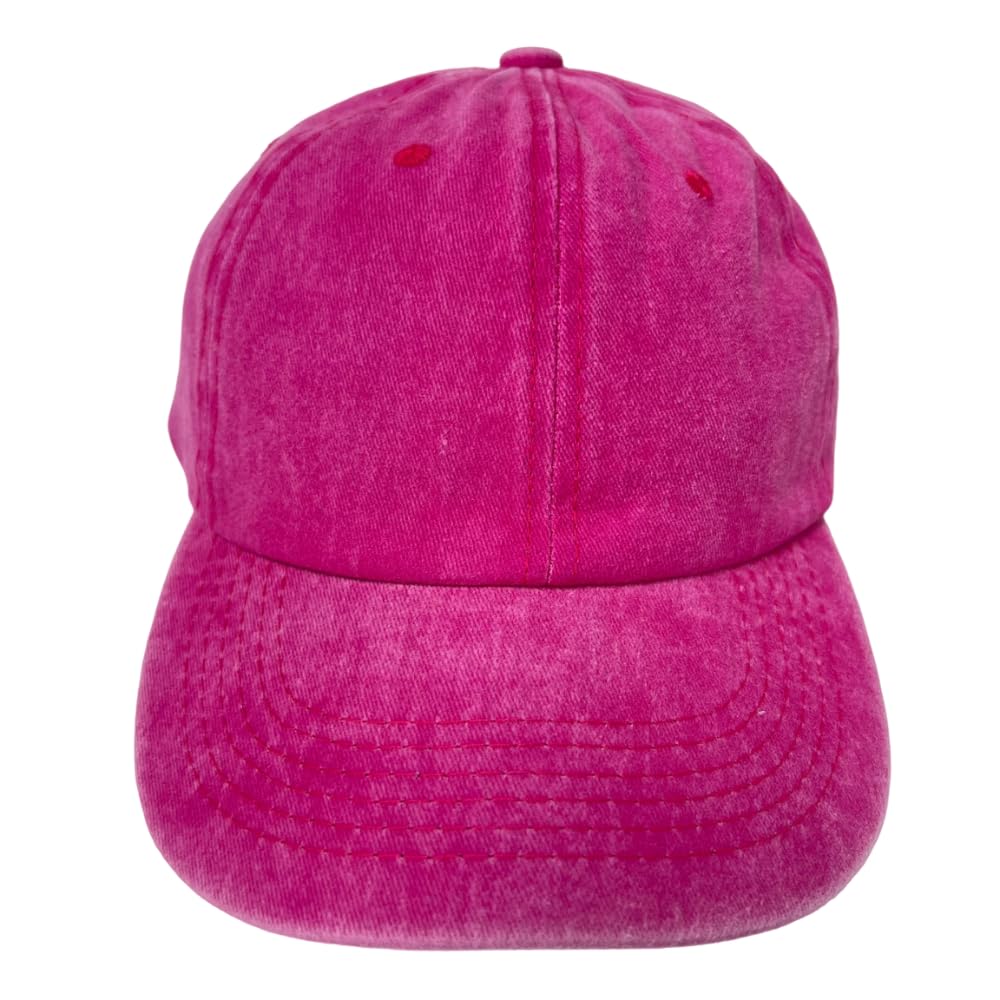 Roytrense Unisex 100% Cotton Washed Low Profile Dad Hat - Adjustable Baseball Cap for Outdoor Activities