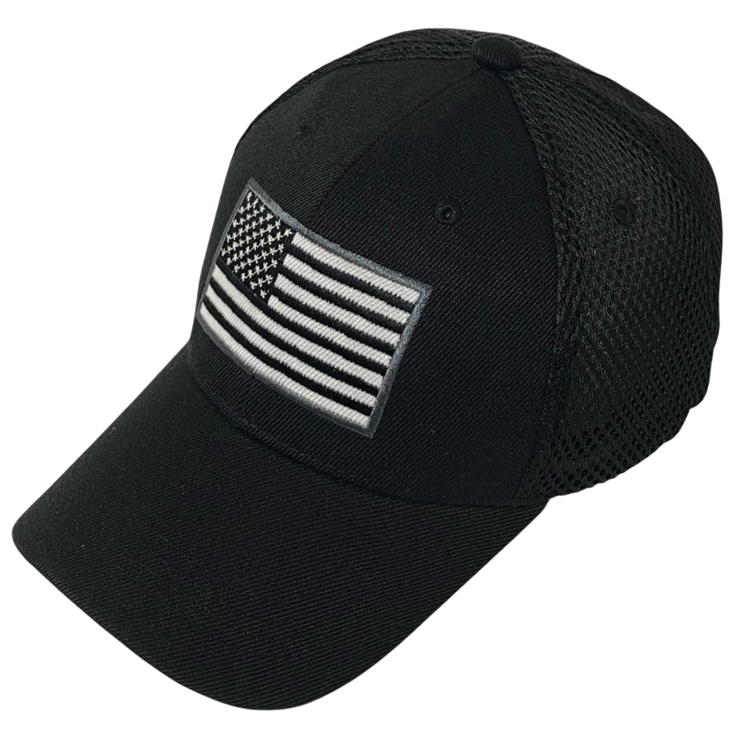 Roytrense Unisex Embroidered Flag Baseball Cap – Patriotic Mesh Dad Hat
