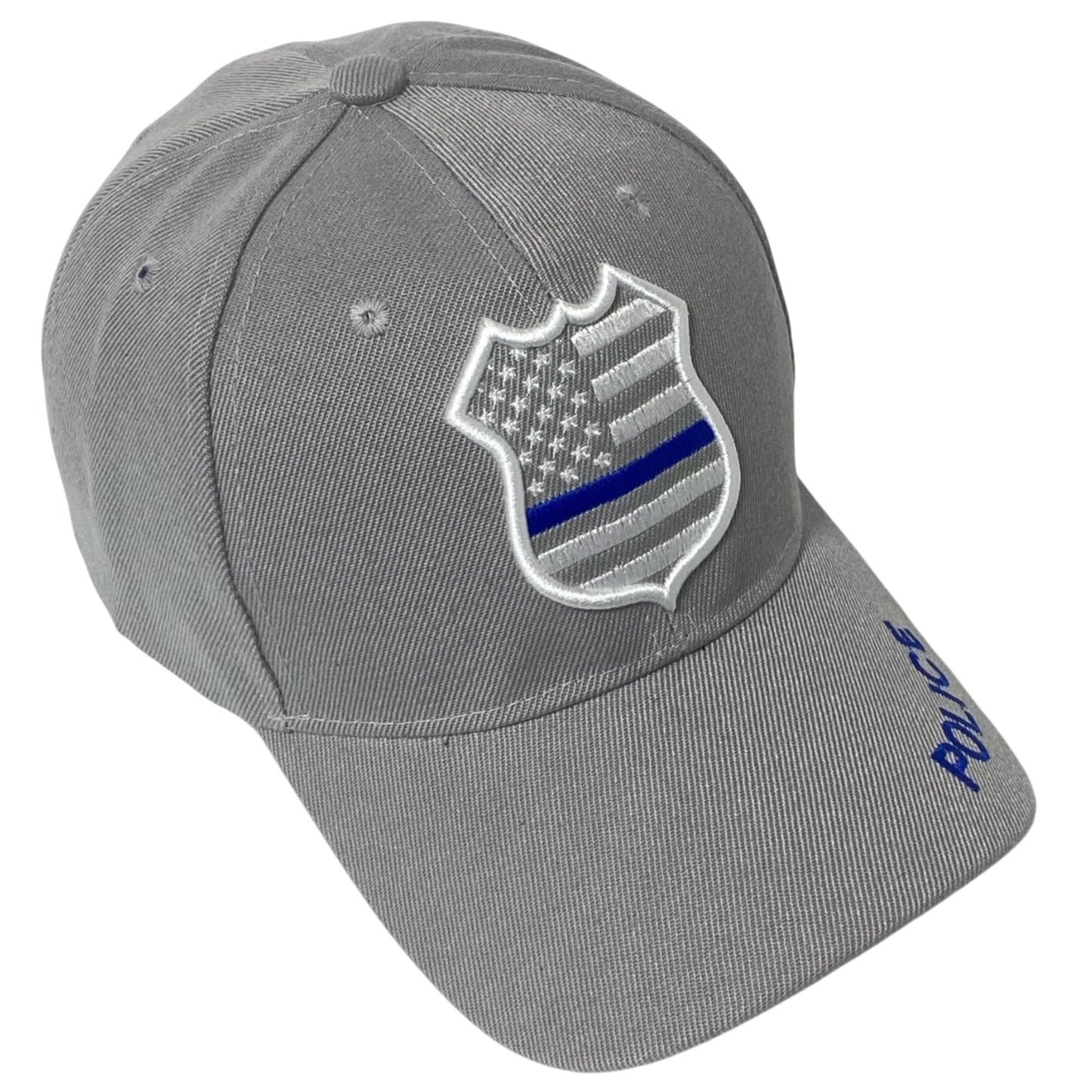 Roytrense Unisex Embroidered Blue Line Badge Baseball Cap – Patriotic Law Enforcement Support Hat