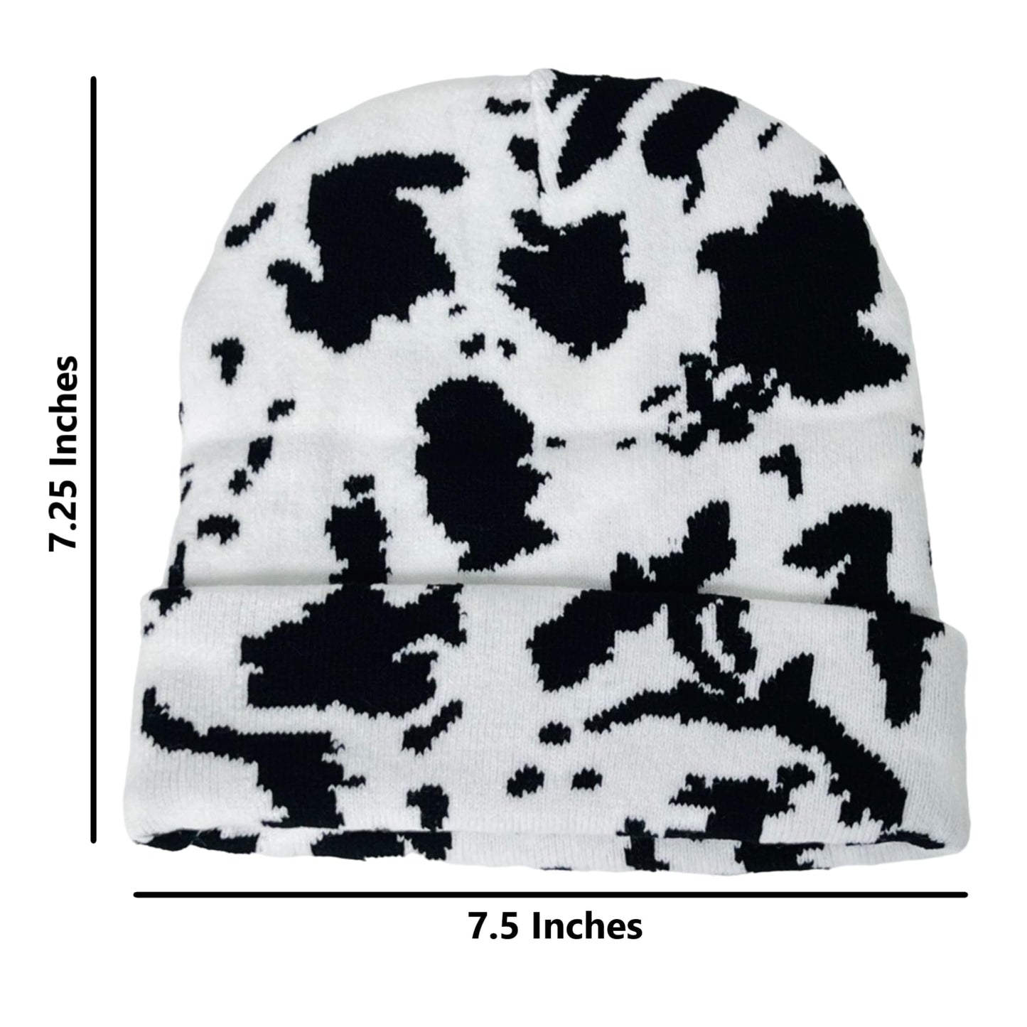 Child Unisex Animal Print Winter Knit Beanie