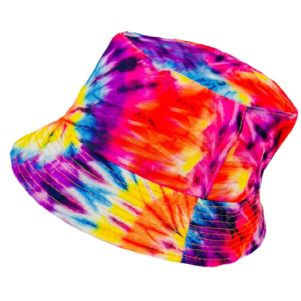 Unisex Bucket Hat Reversible Double-Side-Wear Packable for Travel, Outdoors, and Beach