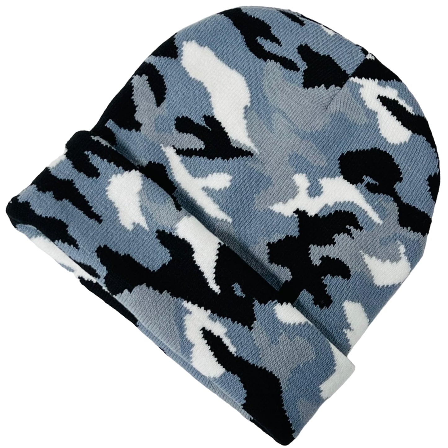 Super Soft Unisex Camo Print Winter Knit Beanie