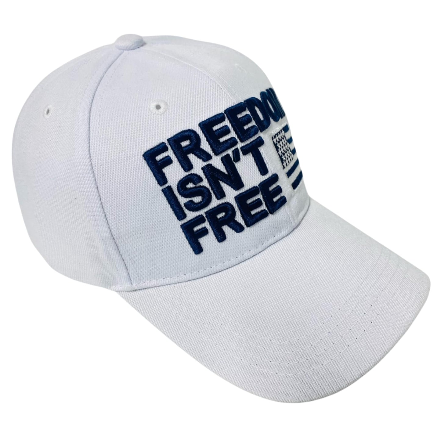 Roytrense Unisex Embroidered Patriotic Freedom Isn’t Free Baseball Cap