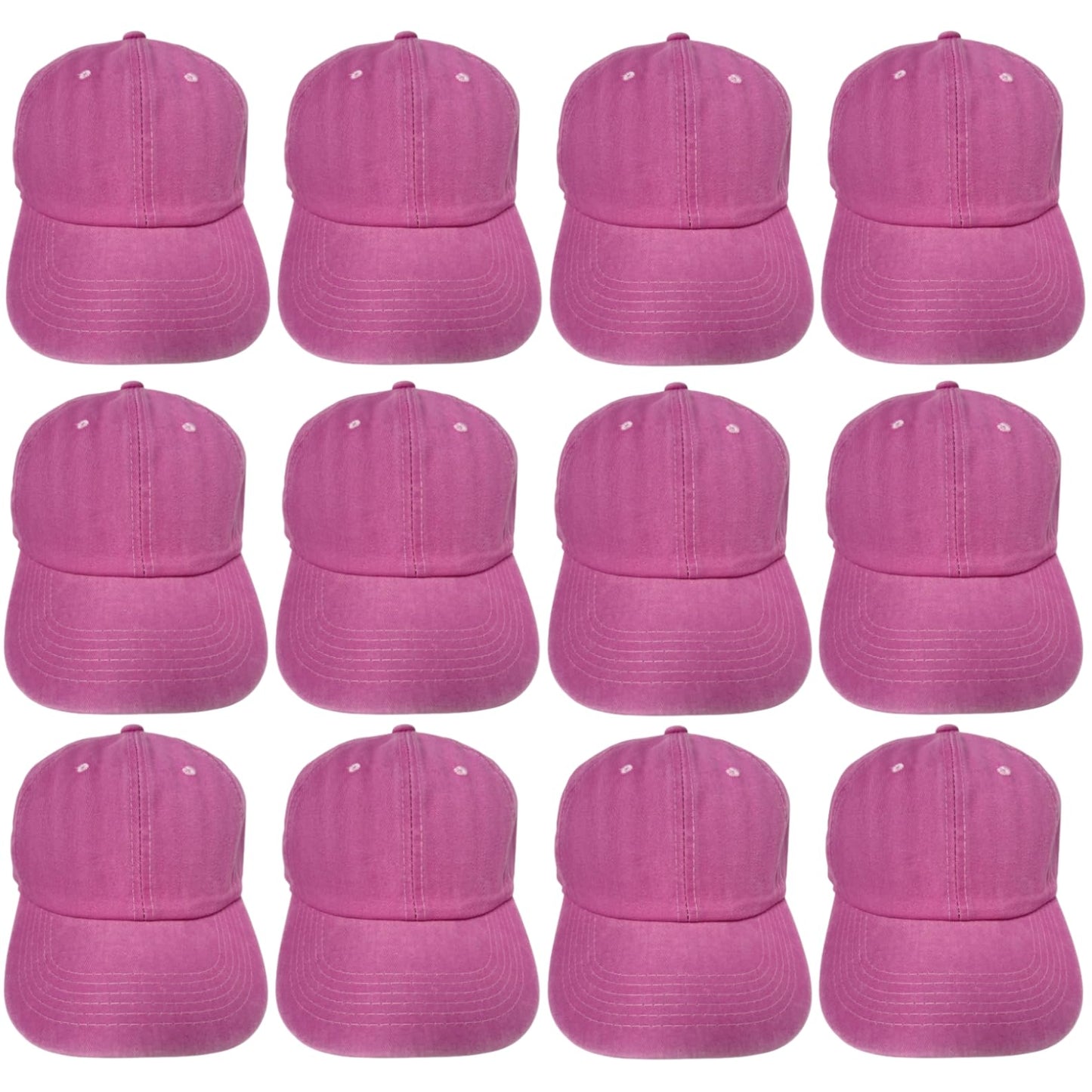 Roytrense Unisex 100% Cotton Washed Low Profile Dad Hat - Adjustable Baseball Cap for Outdoor Activities