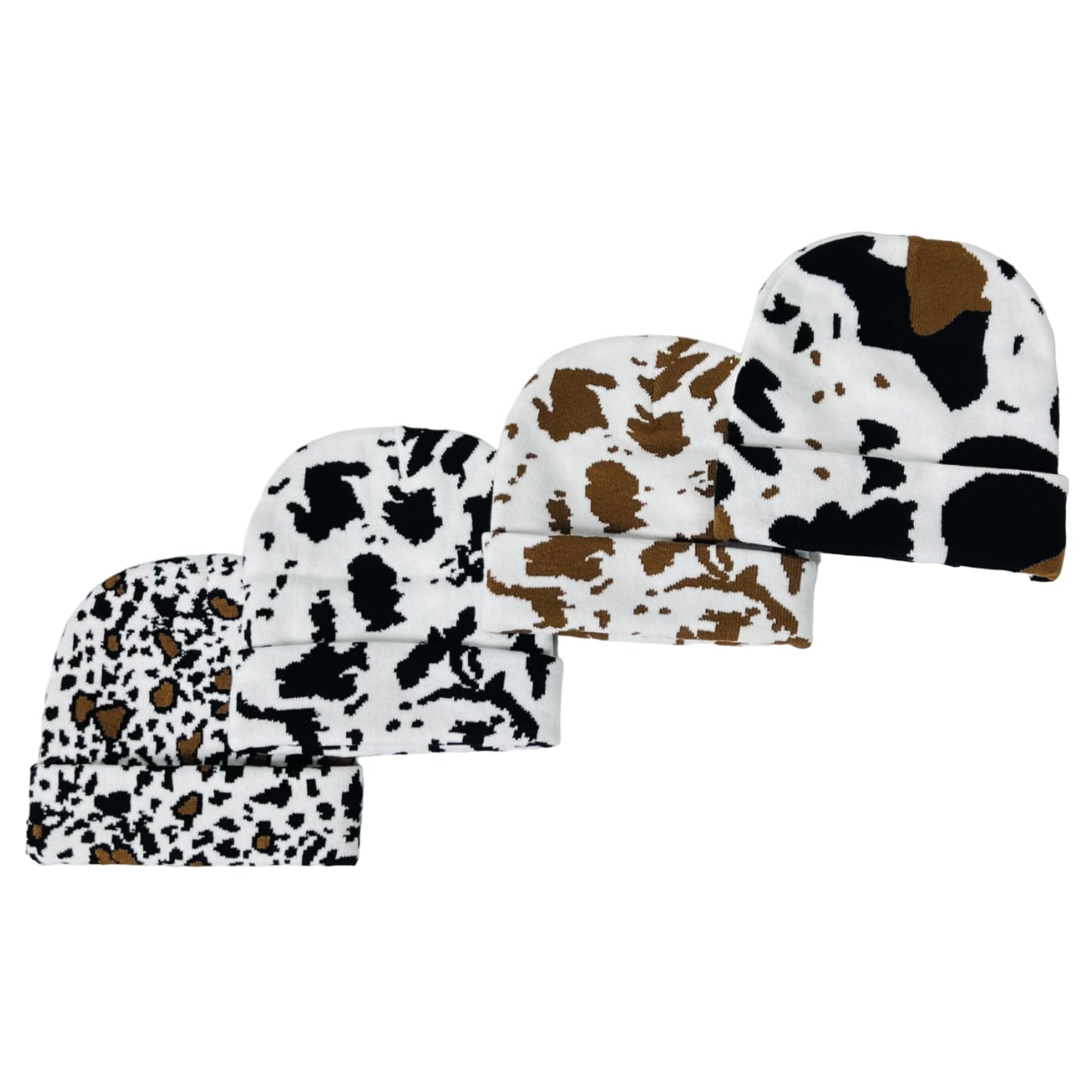 Super Soft Unisex Animal Print Winter Knit Beanie