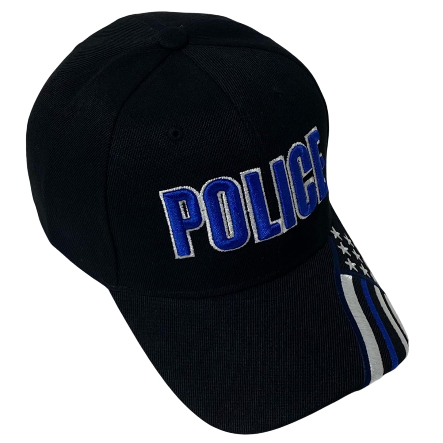 Roytrense Unisex Embroidered Police Baseball Cap – Blue Line Flag Embroidered Bill