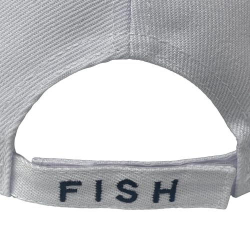 Embroidered Born to Fish Forced to Work Adjustable Baseball Cap