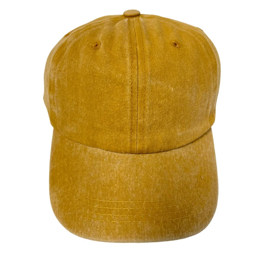 Roytrense Unisex 100% Cotton Washed Low Profile Dad Hat - Adjustable Baseball Cap for Outdoor Activities