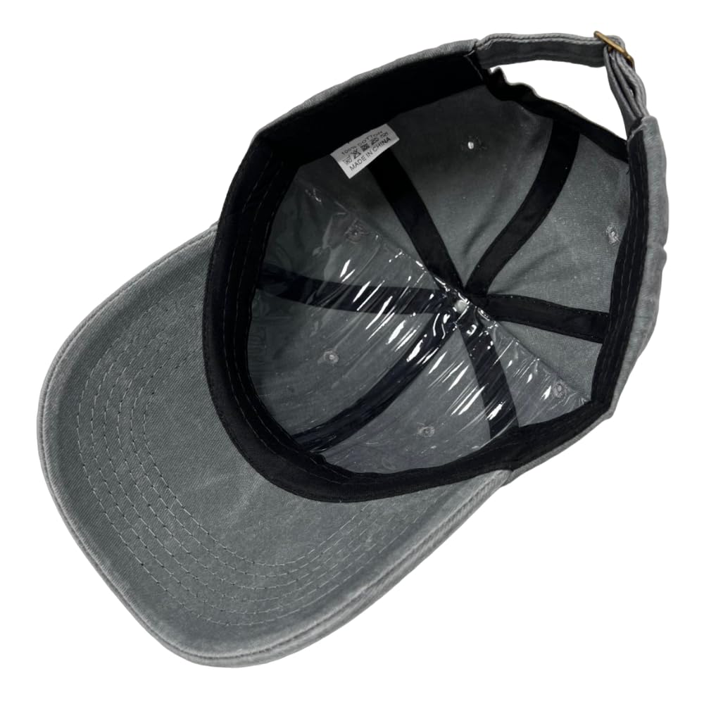 Roytrense Unisex 100% Cotton Washed Low Profile Dad Hat - Adjustable Baseball Cap for Outdoor Activities