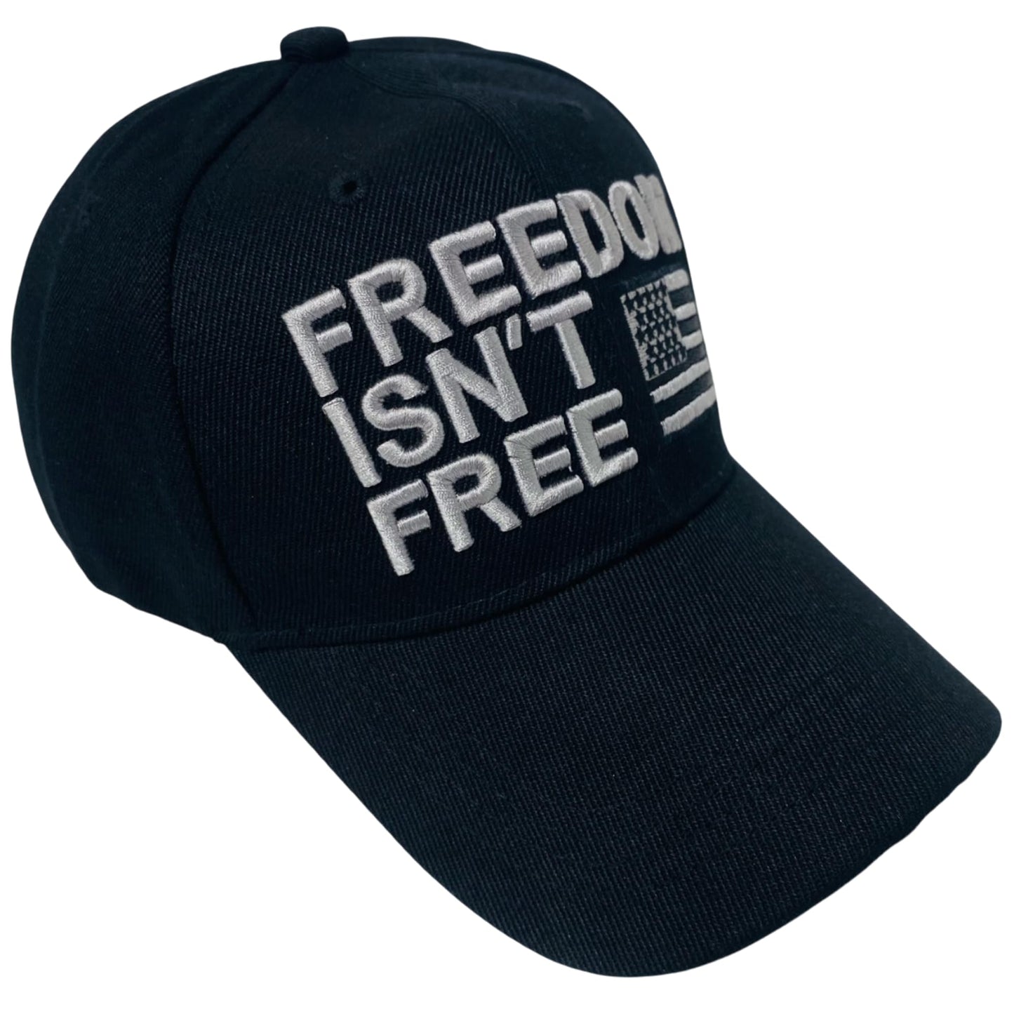 Roytrense Unisex Embroidered Patriotic Freedom Isn’t Free Baseball Cap