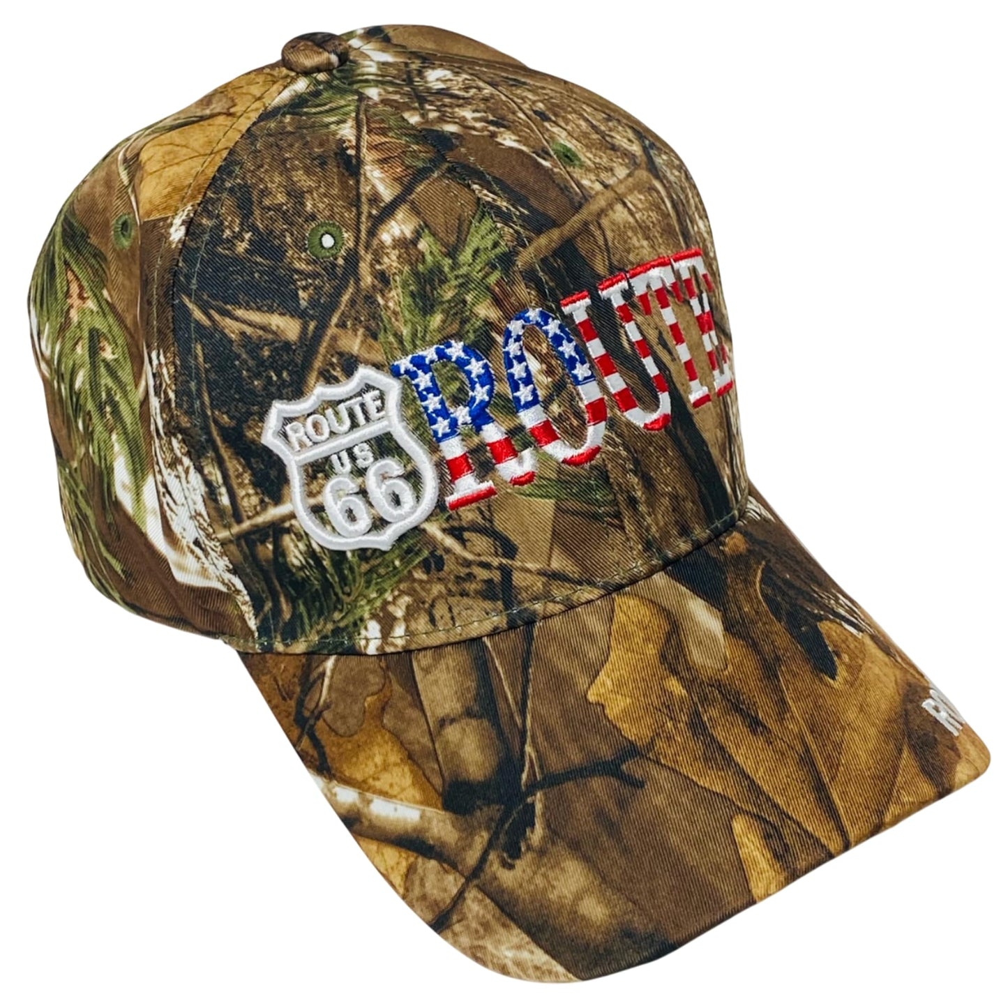 Roytrense Unisex Americana Route 66 Embroidered Baseball Cap - Travel Inspired Adjustable Dad Hat