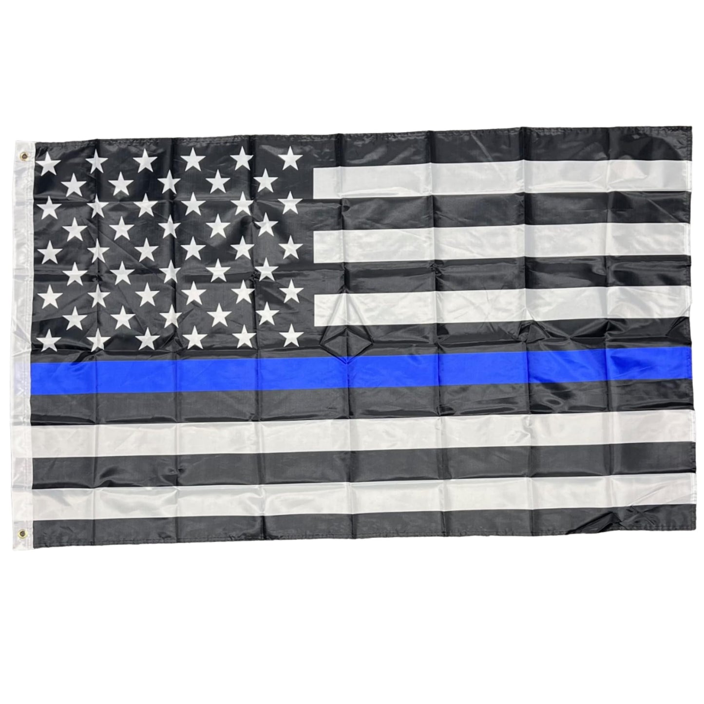 Double Stitched Blue Line American 3X5 Flag