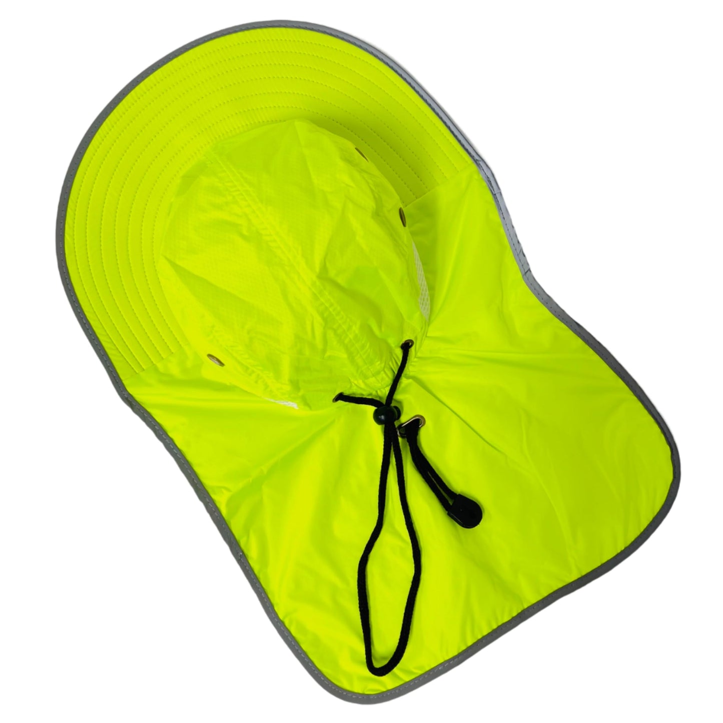 Packable and Adjustable Neon Boonie Sun Hat with Neck Flap