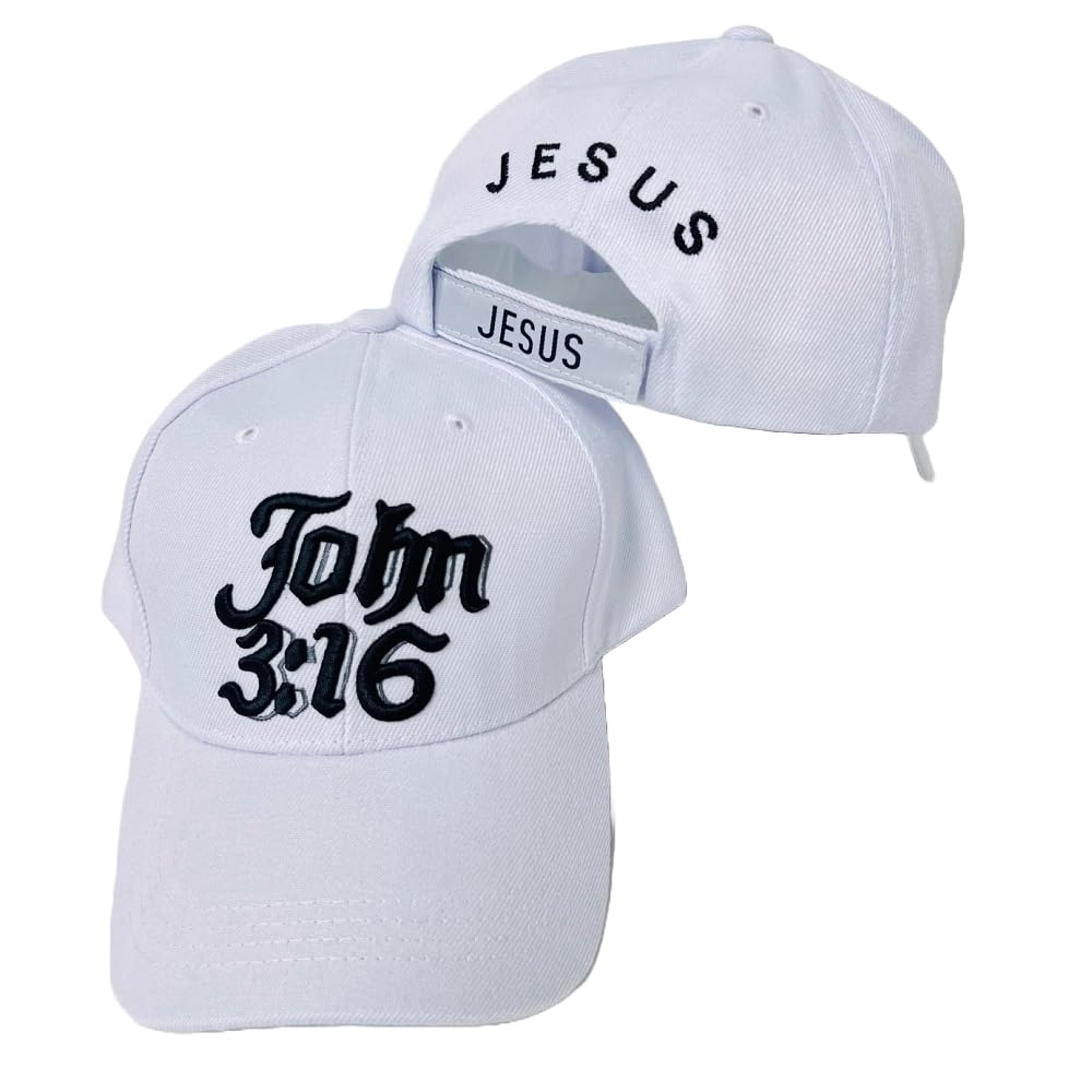 John 3:16 - Unisex Religious 3D Embroidered Baseball Cap