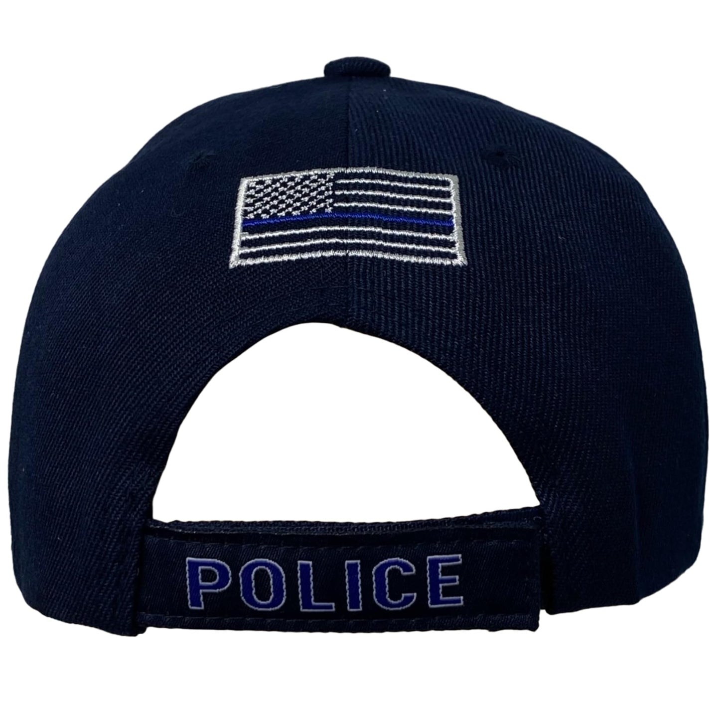 Roytrense Unisex Embroidered Blue Line Badge Baseball Cap – Patriotic Law Enforcement Support Hat