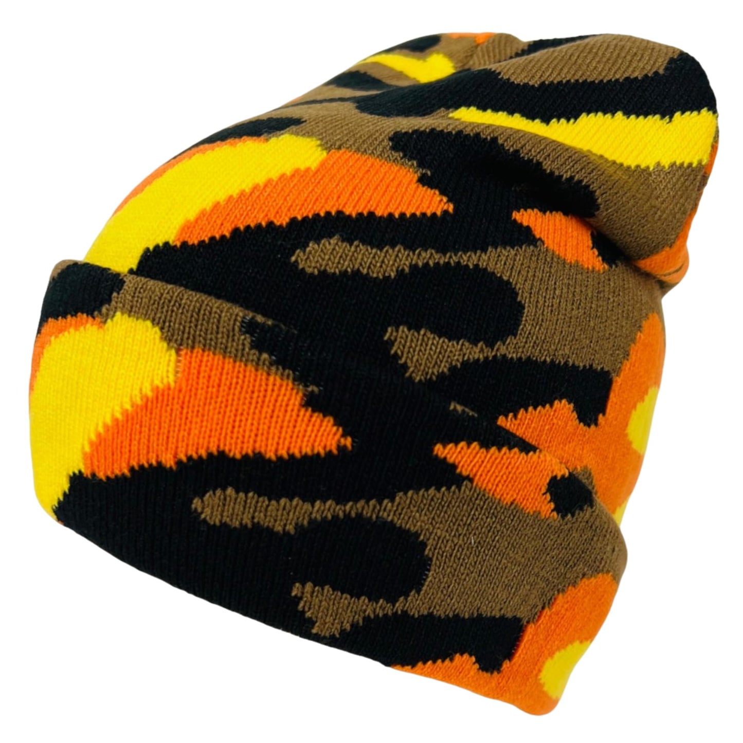 Super Soft Unisex Camo Print Winter Knit Beanie
