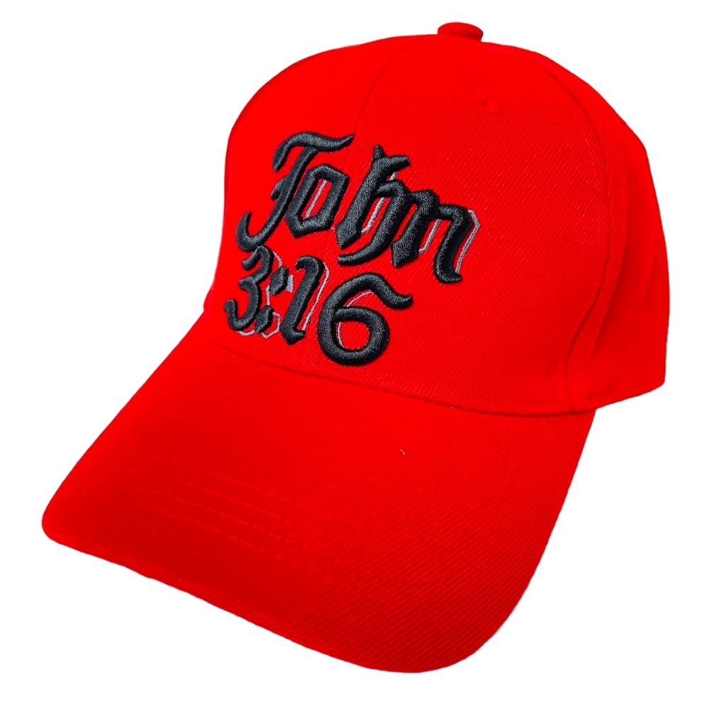 John 3:16 - Unisex Religious 3D Embroidered Baseball Cap