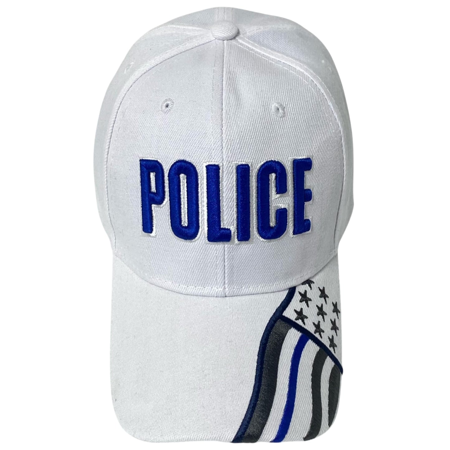 Roytrense Unisex Embroidered Police Baseball Cap – Blue Line Flag Embroidered Bill