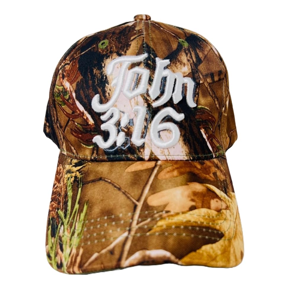 John 3:16 - Unisex Religious 3D Embroidered Baseball Cap