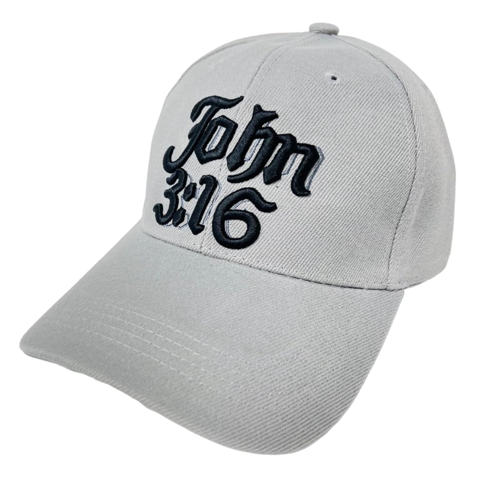 John 3:16 - Unisex Religious 3D Embroidered Baseball Cap