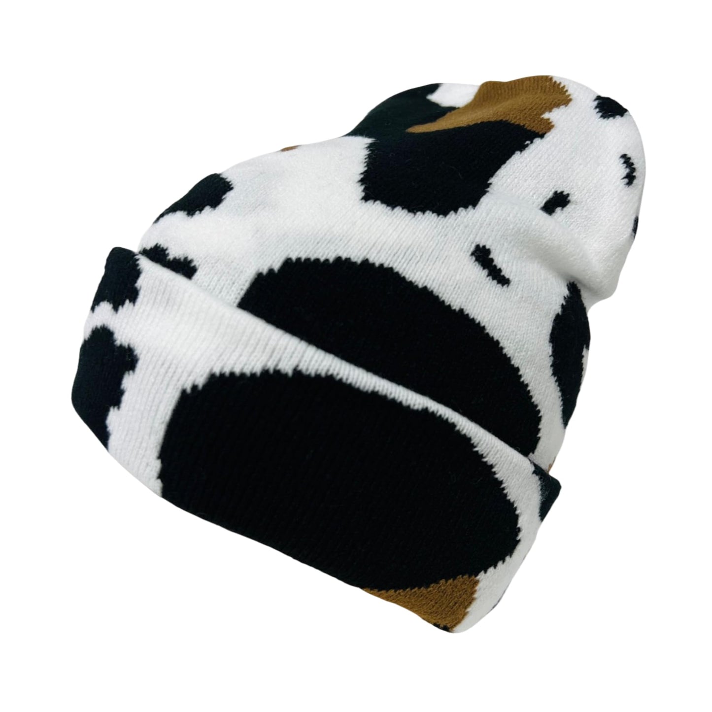 Child Unisex Animal Print Winter Knit Beanie