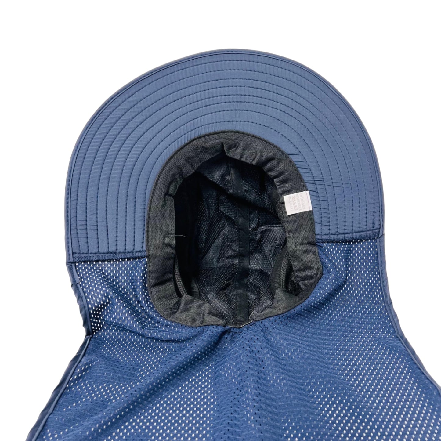 Packable and Adjustable High Visibility Mesh Boonie Sun Hat with Neck Flap and Reflective Stripe