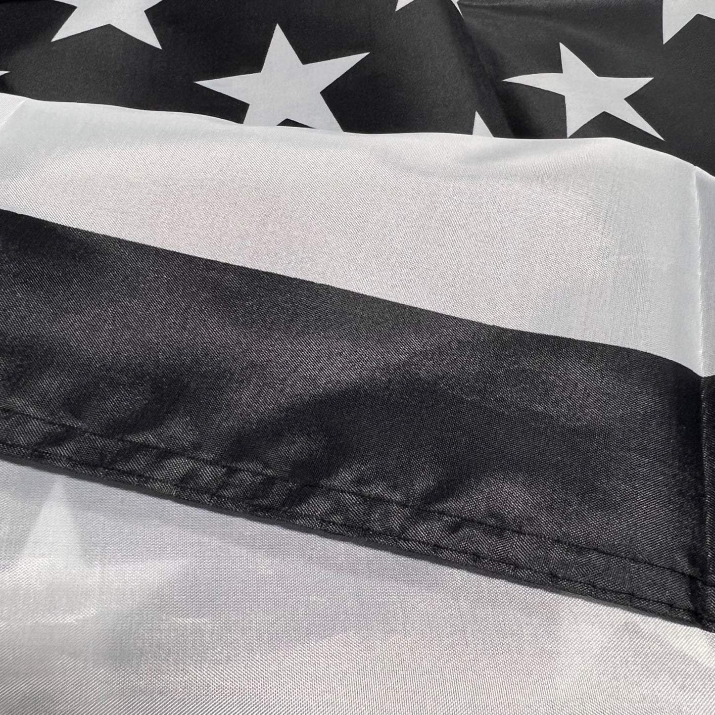 Double Stitched Blue Line American 3X5 Flag