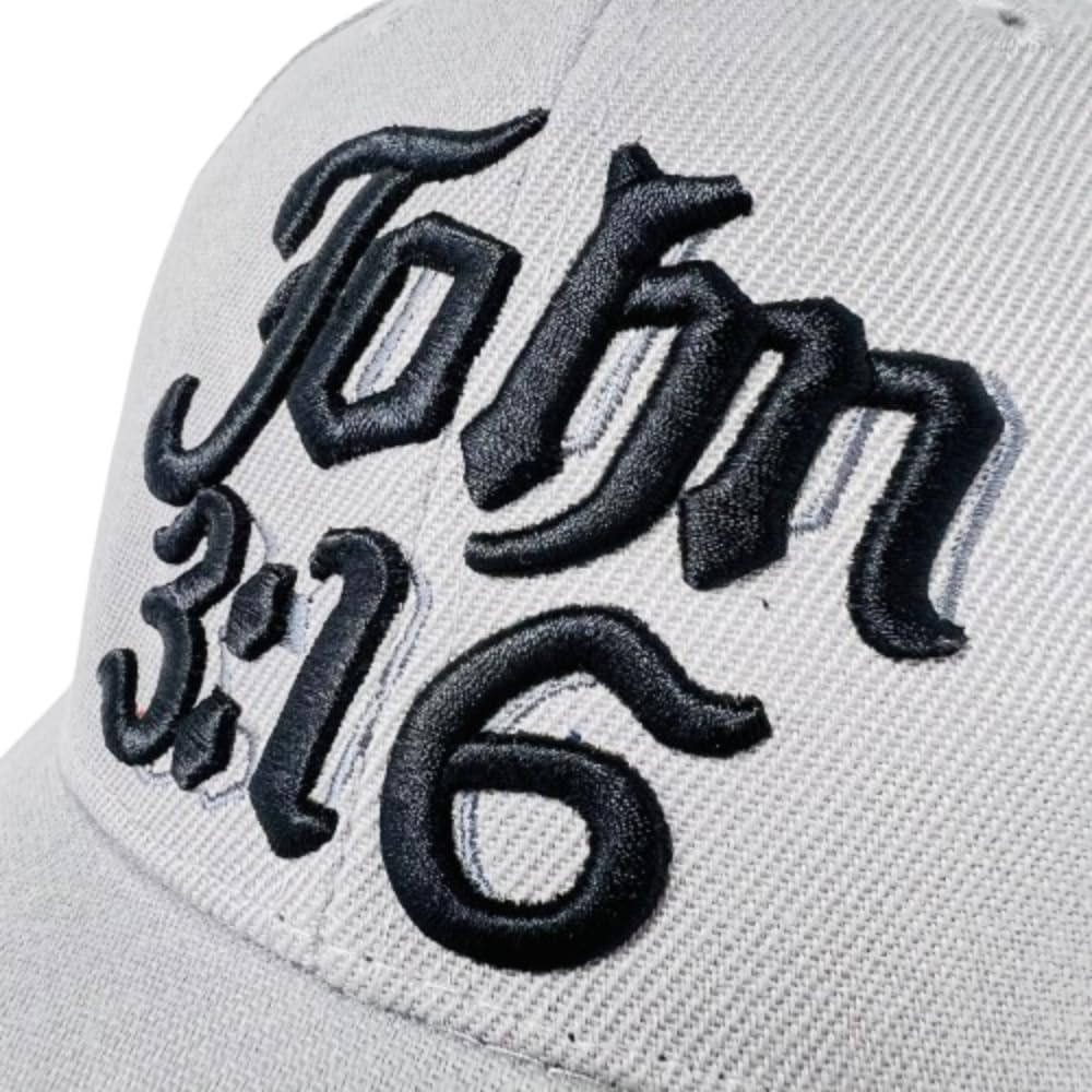 John 3:16 - Unisex Religious 3D Embroidered Baseball Cap