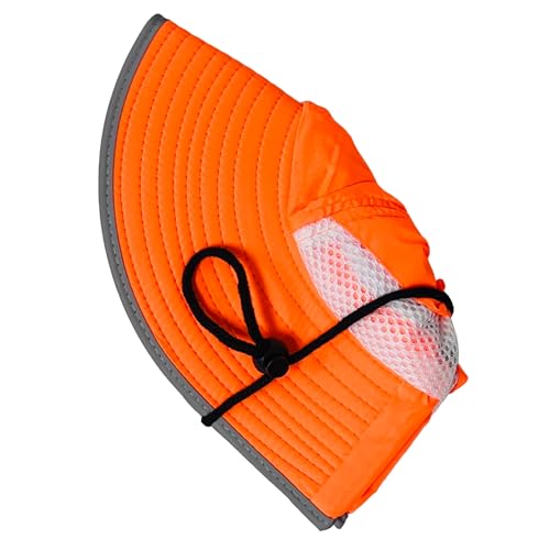 Packable and Adjustable Neon Boonie Sun Hat with Neck Flap