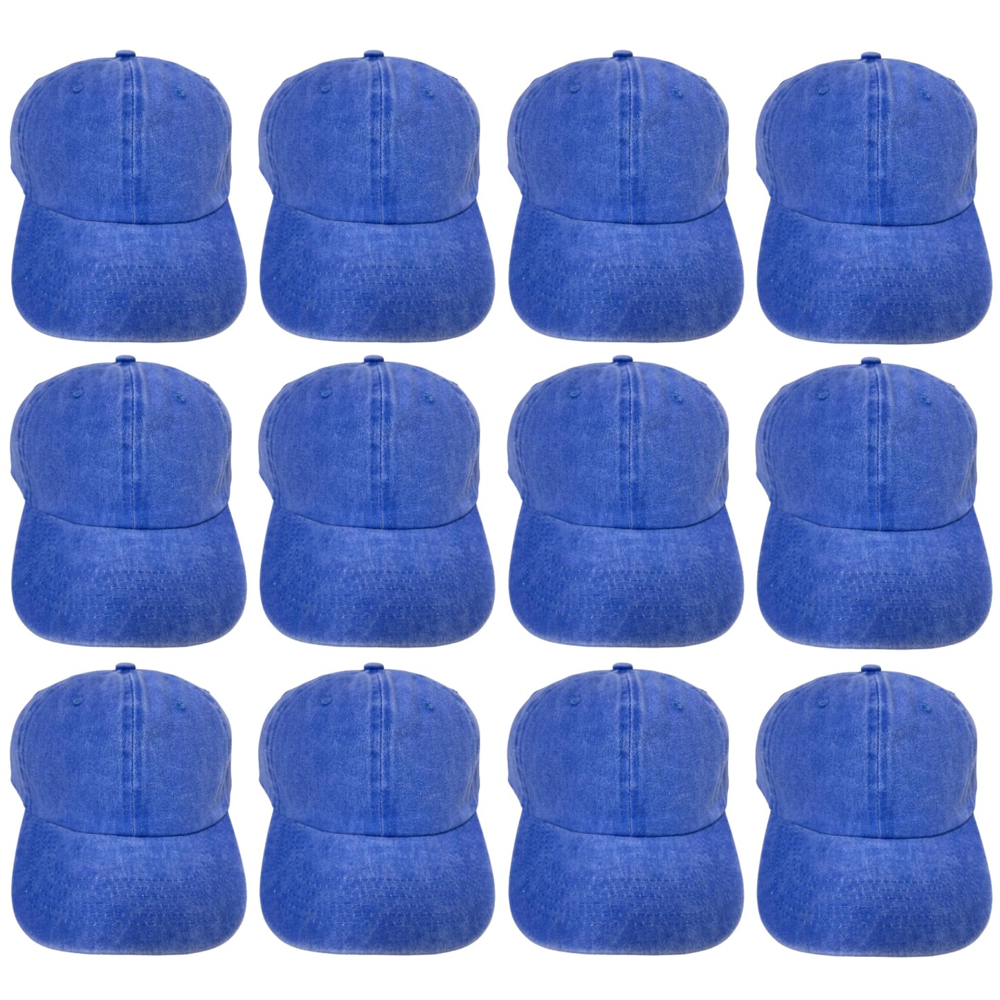 Roytrense Unisex 100% Cotton Washed Low Profile Dad Hat - Adjustable Baseball Cap for Outdoor Activities