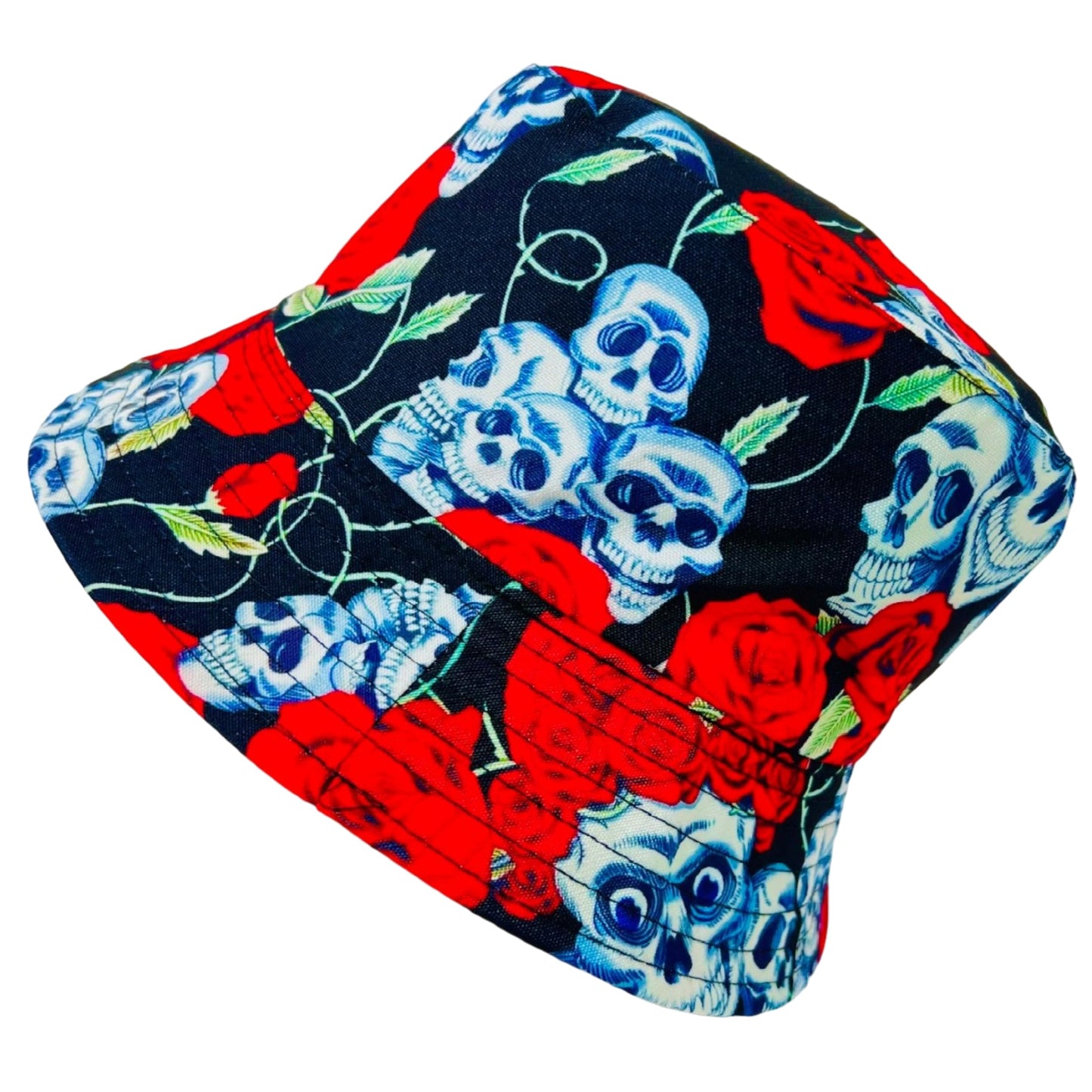 Unisex Bucket Hat Reversible Double-Side-Wear Packable for Travel, Outdoors, and Beach