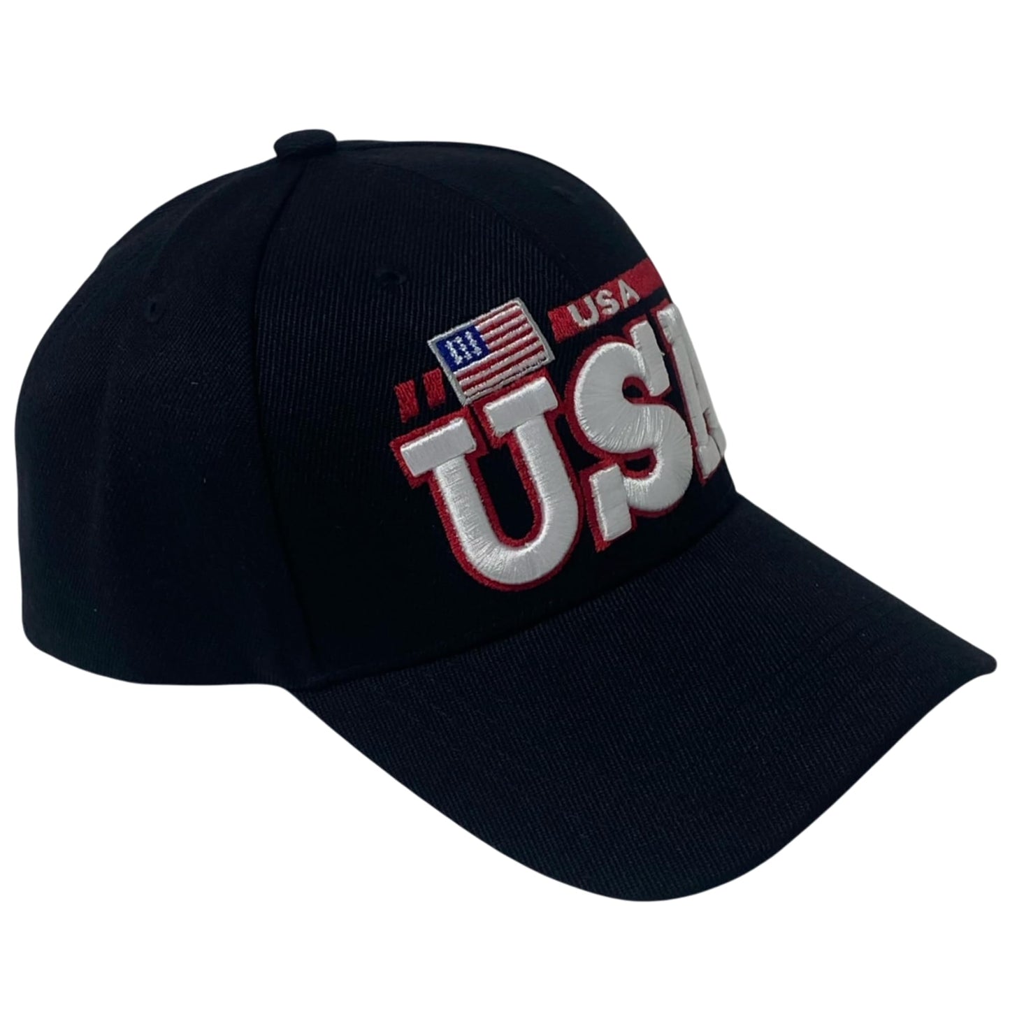 Roytrense Unisex Embroidered USA Flag Hat – Adjustable Patriotic Baseball Cap