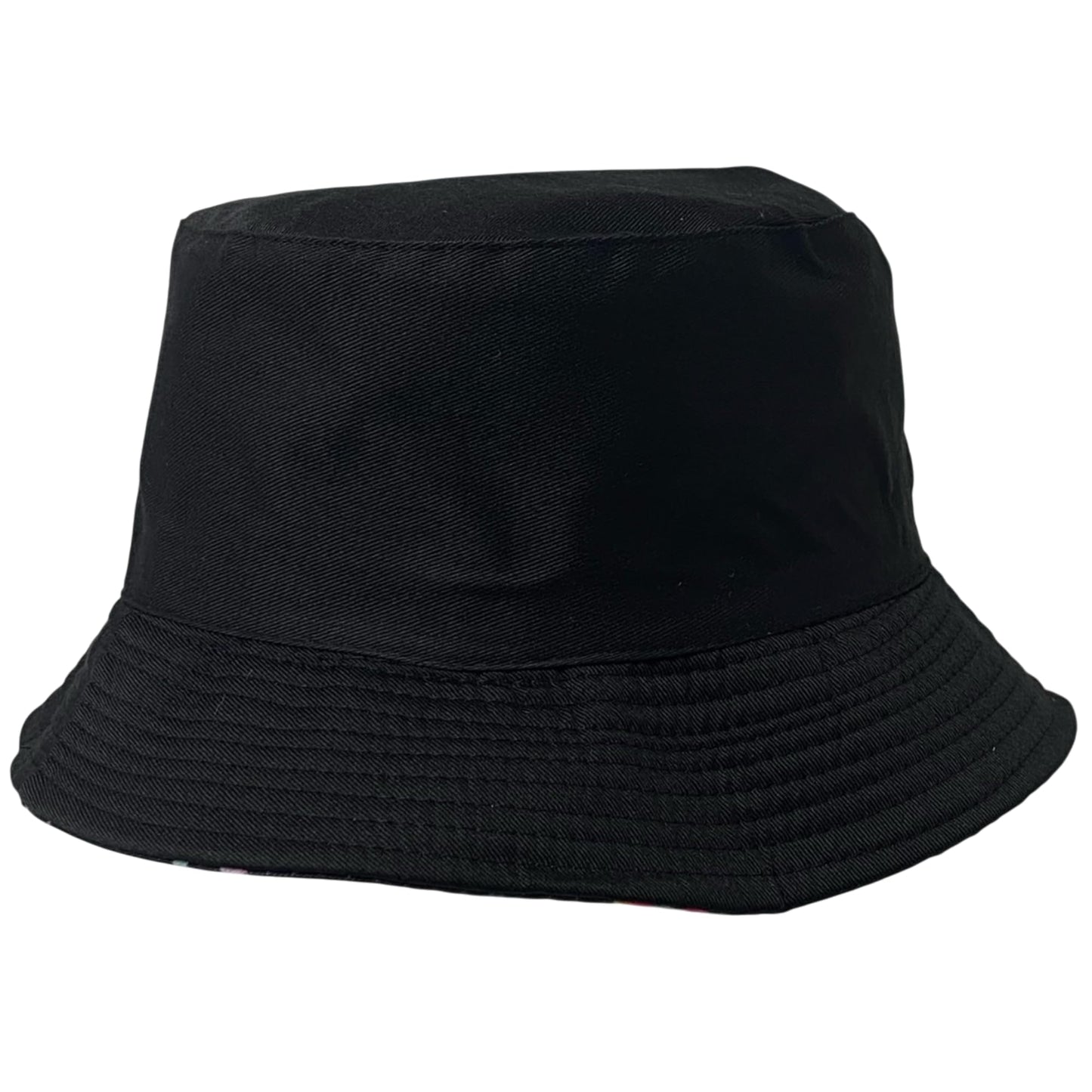 Unisex Marijuana Tie-Dye Bucket Hat Reversible Double-Side-Wear Packable for Travel, Outdoors, and Beach