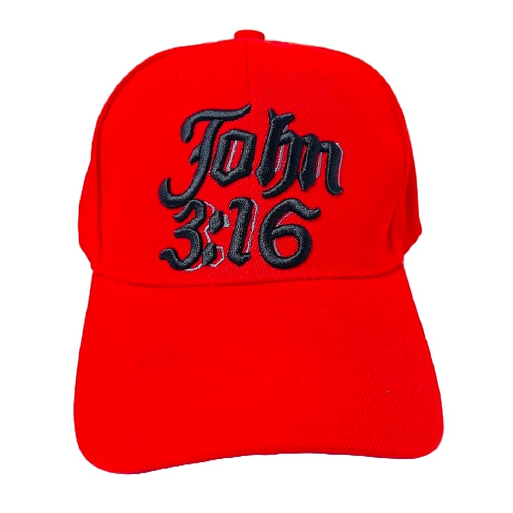 John 3:16 - Unisex Religious 3D Embroidered Baseball Cap
