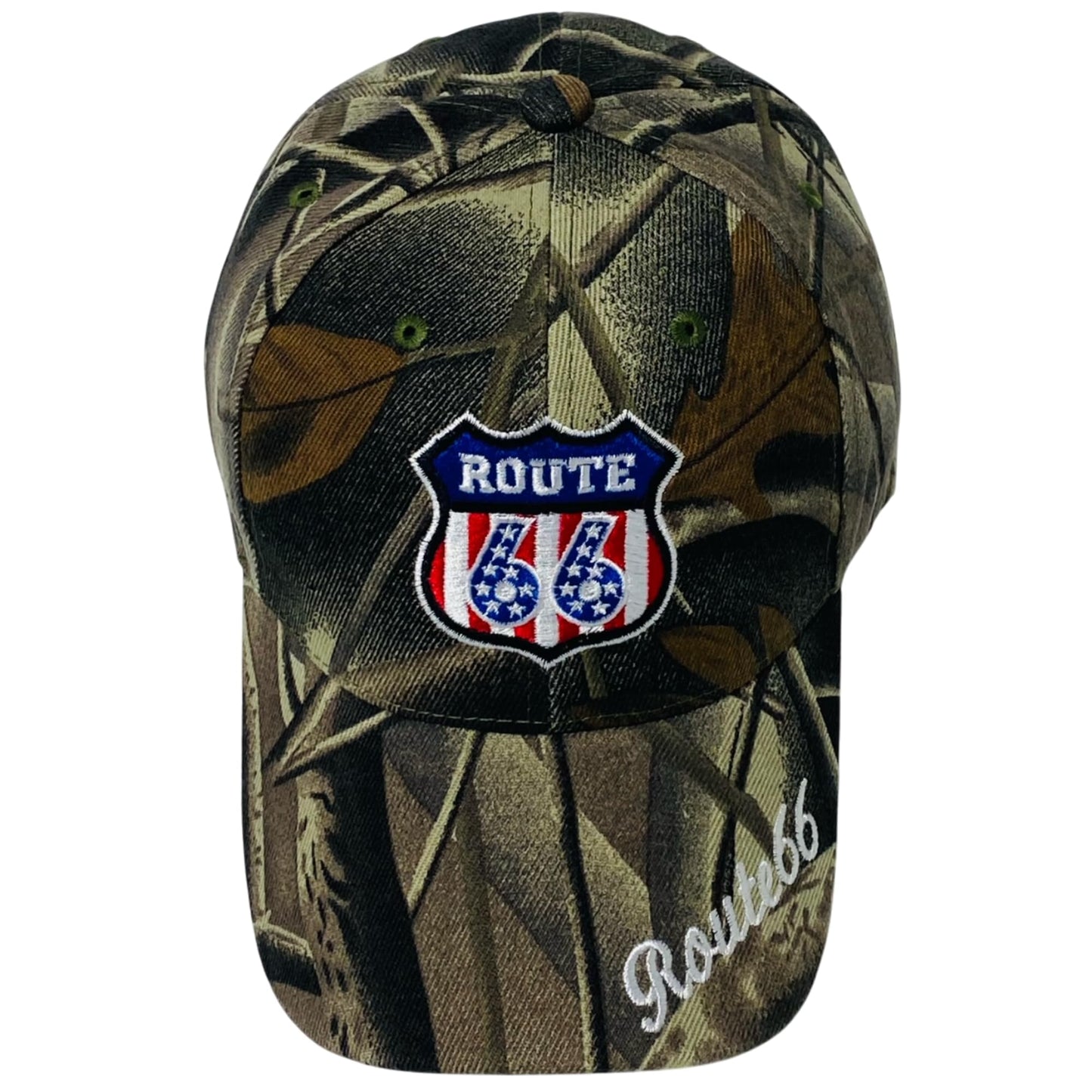 Roytrense Unisex Route 66 Embroidered Baseball Cap - Travel Inspired Adjustable Dad Hat