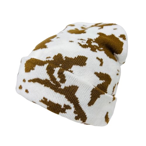 Child Unisex Animal Print Winter Knit Beanie