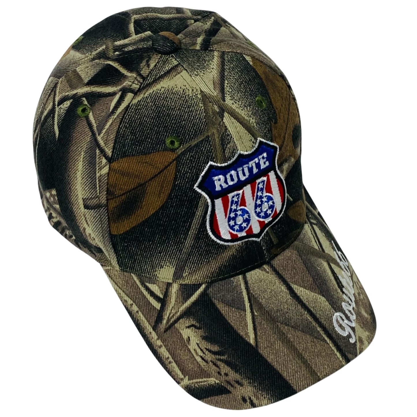 Roytrense Unisex Route 66 Embroidered Baseball Cap - Travel Inspired Adjustable Dad Hat