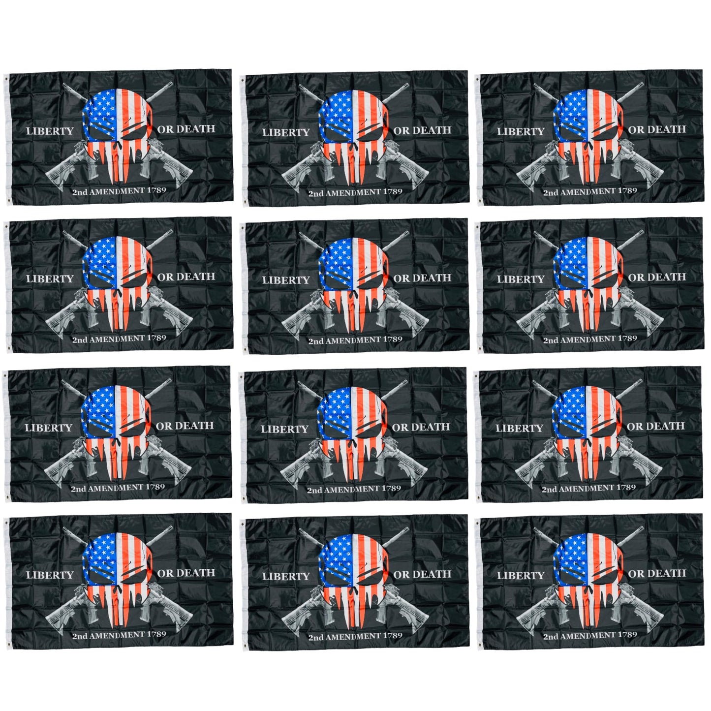 Double Stitched Liberty or Death 2nd Amendment 3X5 Flag