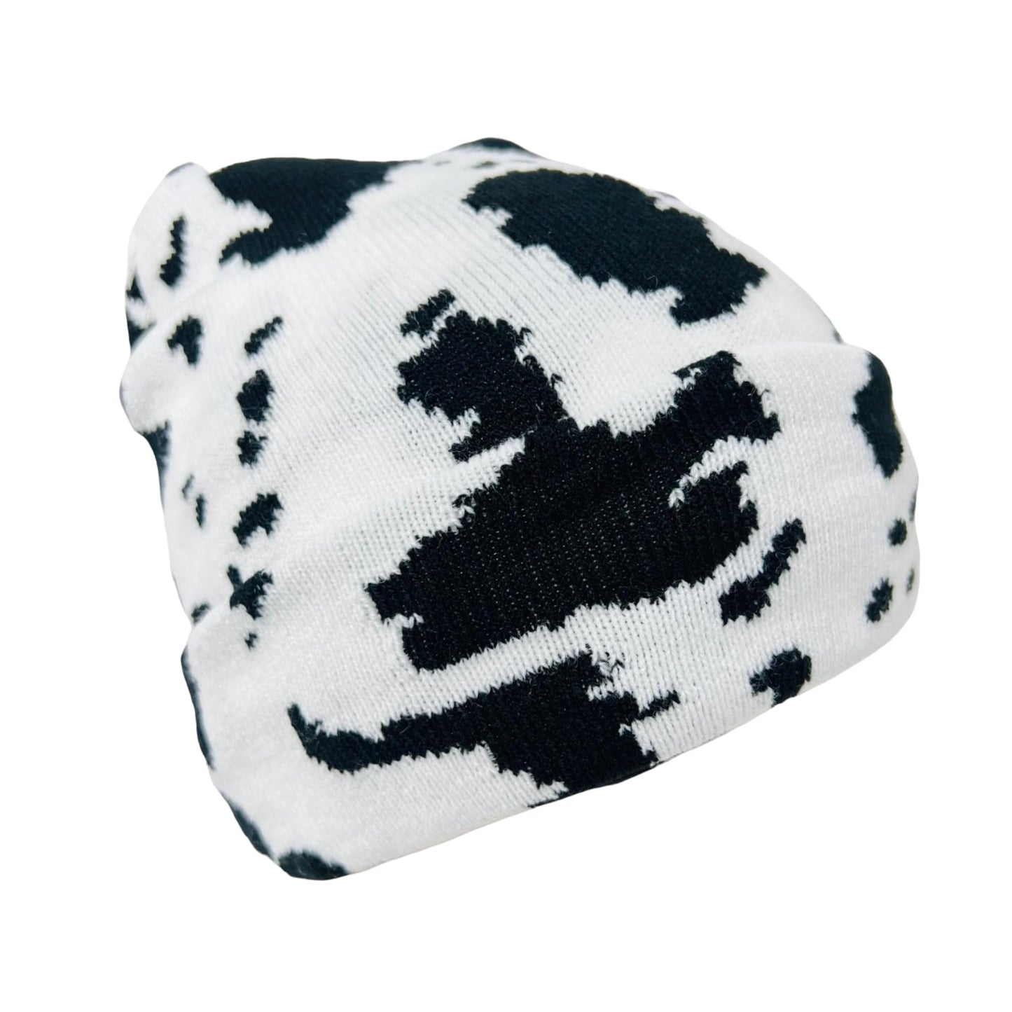 Child Unisex Animal Print Winter Knit Beanie
