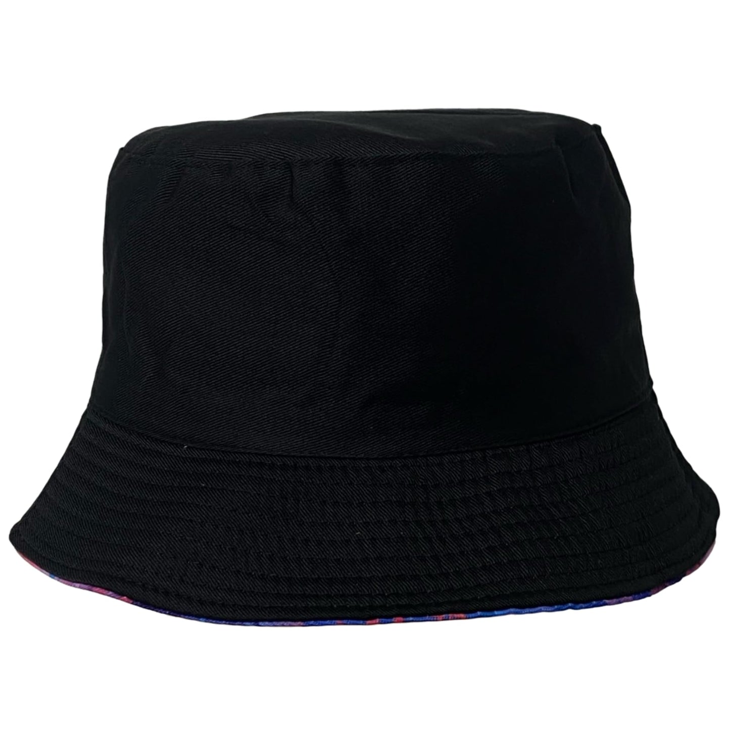 Unisex Marijuana Tie-Dye Bucket Hat Reversible Double-Side-Wear Packable for Travel, Outdoors, and Beach
