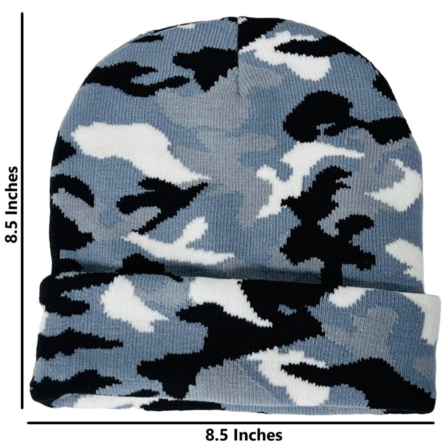 Super Soft Unisex Camo Print Winter Knit Beanie