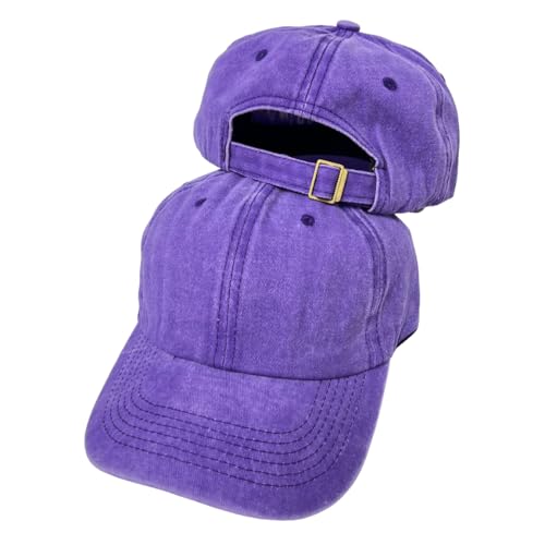 Roytrense Unisex 100% Cotton Washed Low Profile Dad Hat - Adjustable Baseball Cap for Outdoor Activities