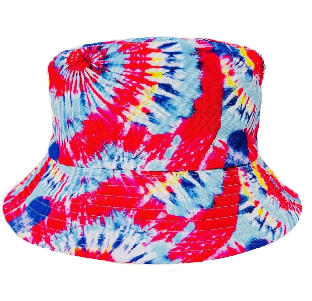 Unisex Bucket Hat Reversible Double-Side-Wear Packable for Travel, Outdoors, and Beach